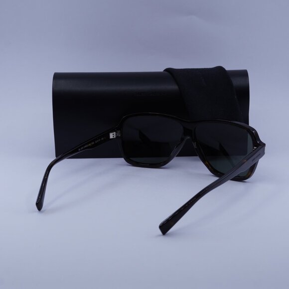 Saint Laurent SL609 CAROLYN 002 Aviator Sunglasses - Havana/Grey - Picture 4 of 12